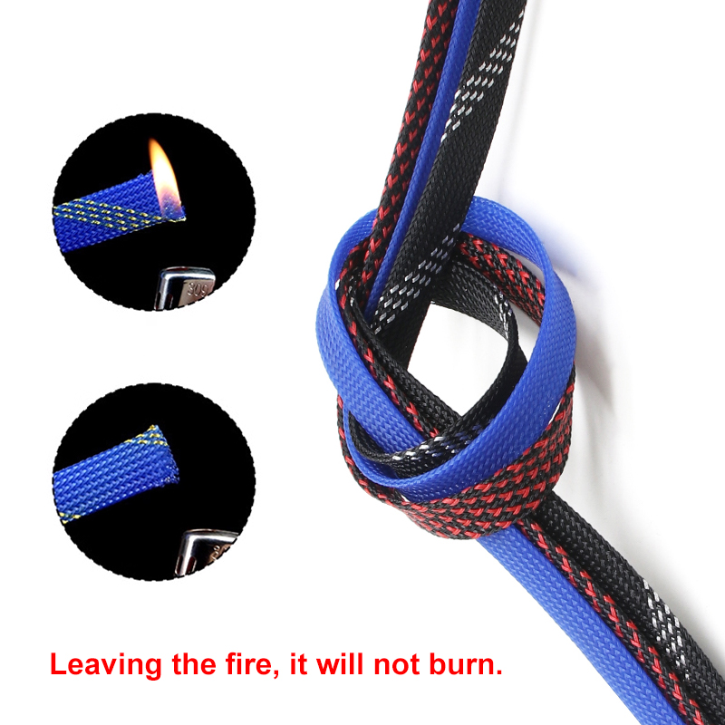 5m PET Braided Cable Sleeve 2  - Cable Sleeve Braided reseña y precio