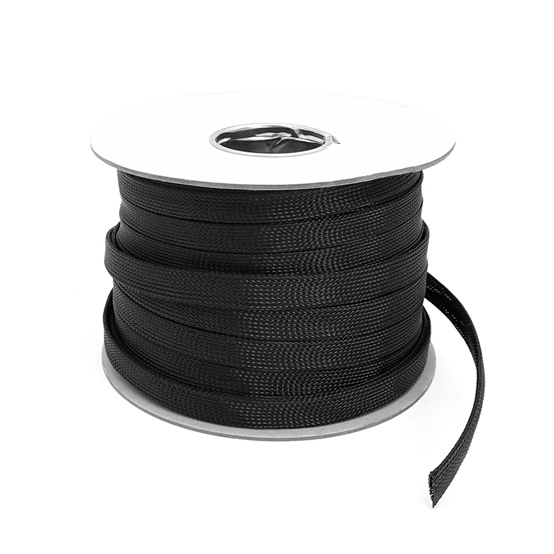 5/10M Black Braided Cable Slee - Cable Sleeve Braided reseña y precio