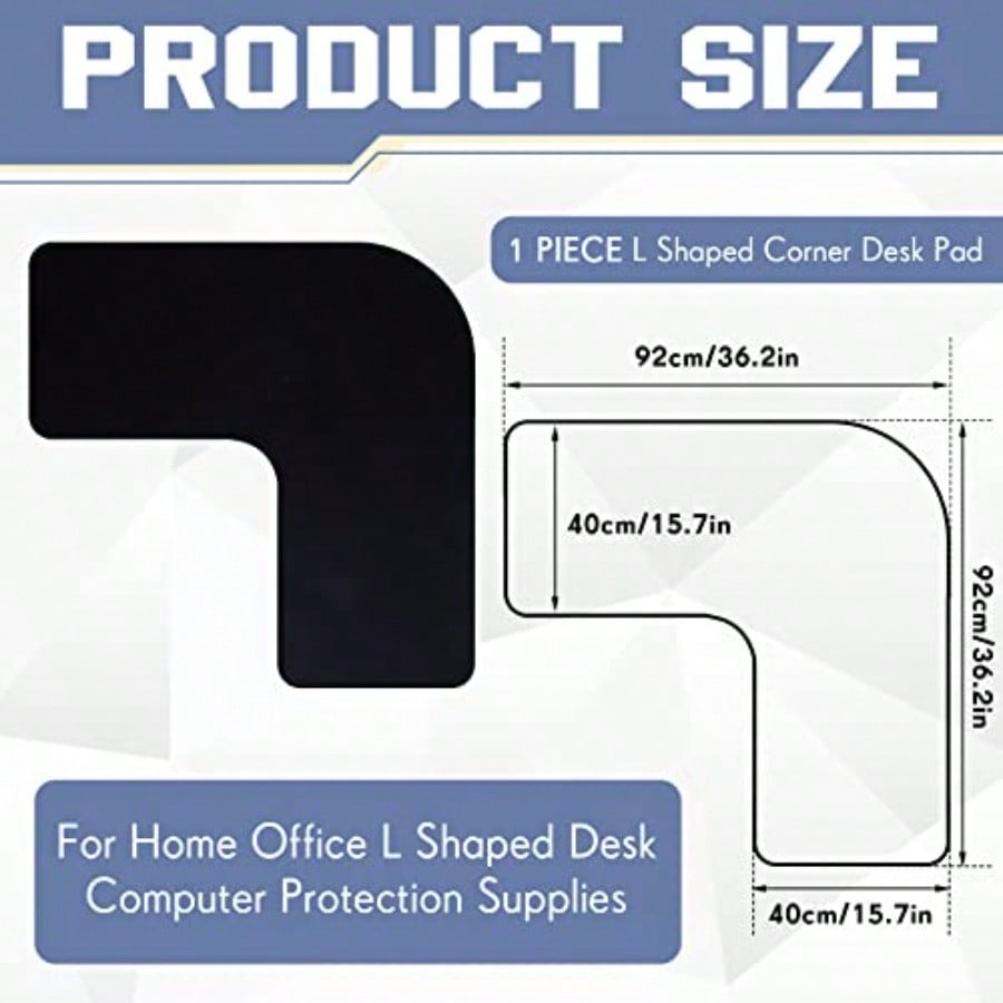 L Shaped Desk Mat Corner Mouse - Desk Corner Mat reseña y precio