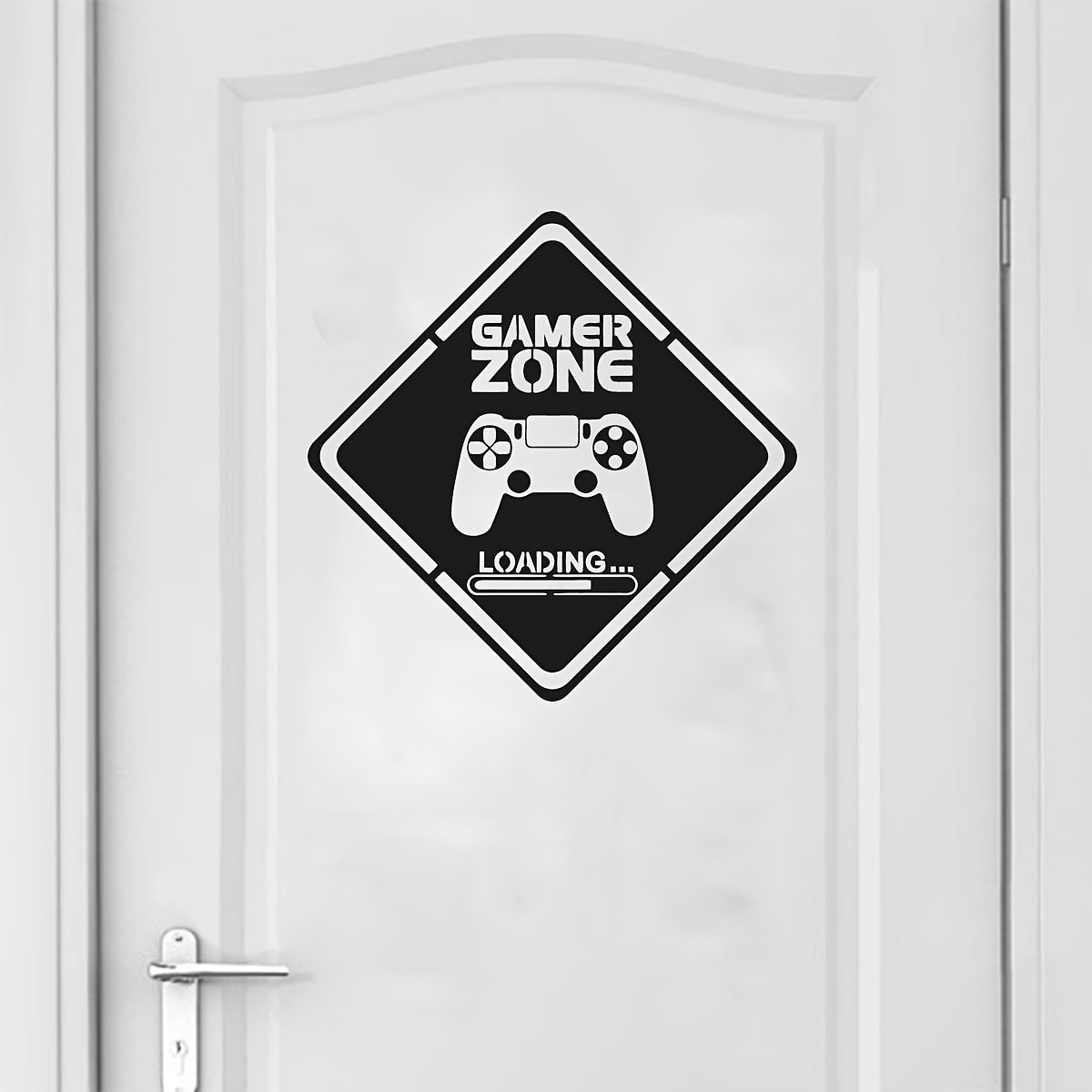 1pc Gamer Zone Door Decal Wall - Gaming Accessories For Bedroom reseña y precio