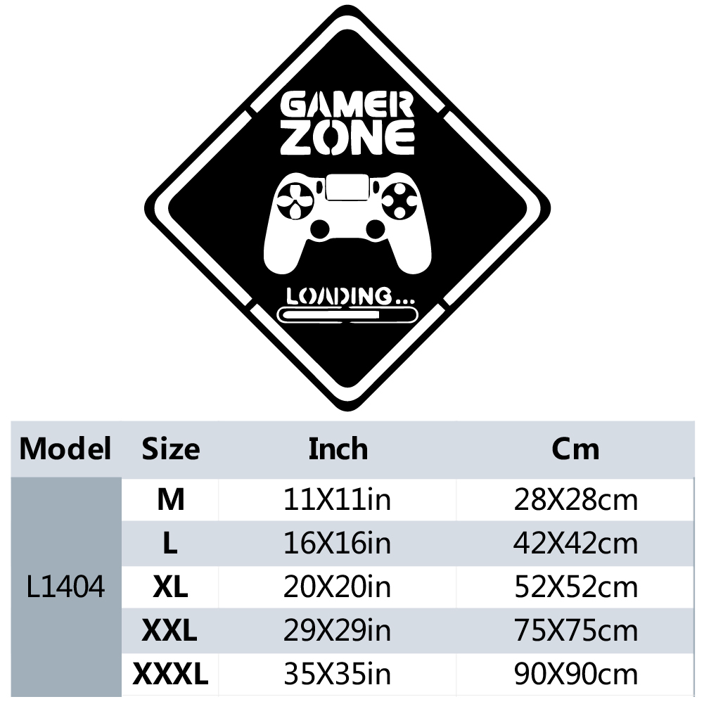 1pc Gamer Zone Door Decal Wall - Gaming Accessories For Bedroom reseña y precio