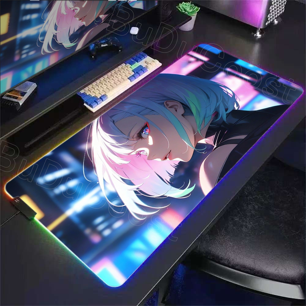 HD Anime Girl Mouse Pad RGB De - Desk Corner Mat reseña y precio