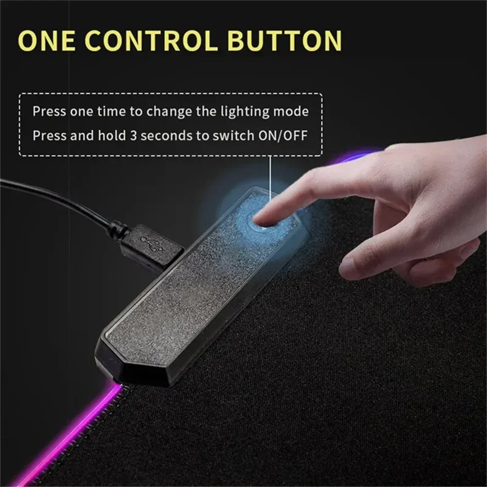 HD Anime Girl Mouse Pad RGB De - Desk Corner Mat reseña y precio