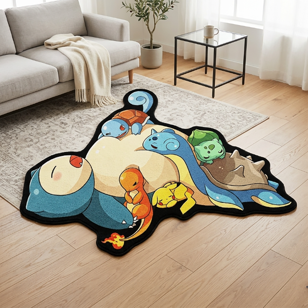 Cute Pokemon Floor Mat Snorlax - Gaming Accessories For Bedroom reseña y precio
