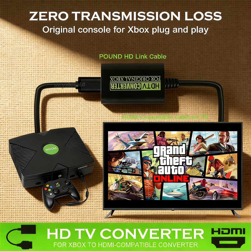 Original Xbox HDMI Cable Adapt - Gaming Accessories Best reseña y precio