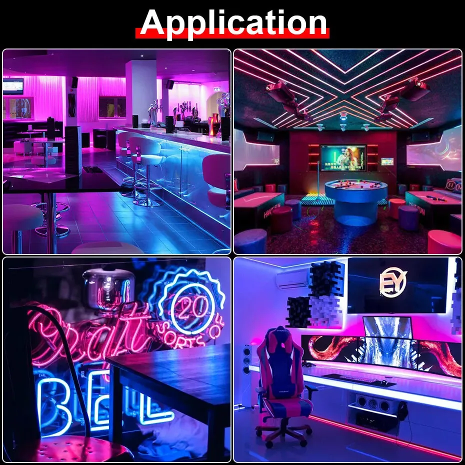 Bluetooth RGB Neon LED Strip L - Gaming Accessories For Bedroom reseña y precio