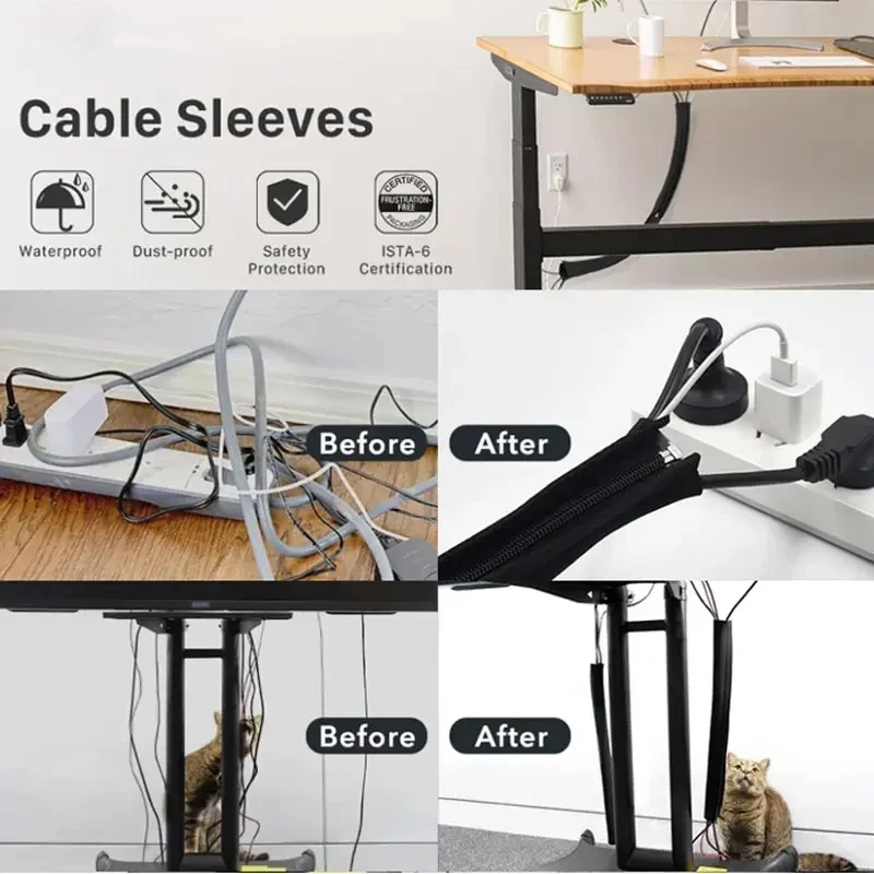 Universal Cable Management Sle - Sleeved Cable Kit reseña y precio