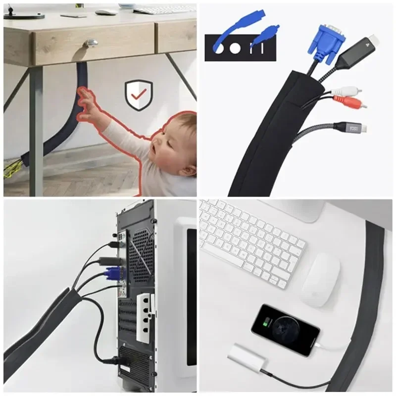 Universal Cable Management Sle - Sleeved Cable Kit reseña y precio
