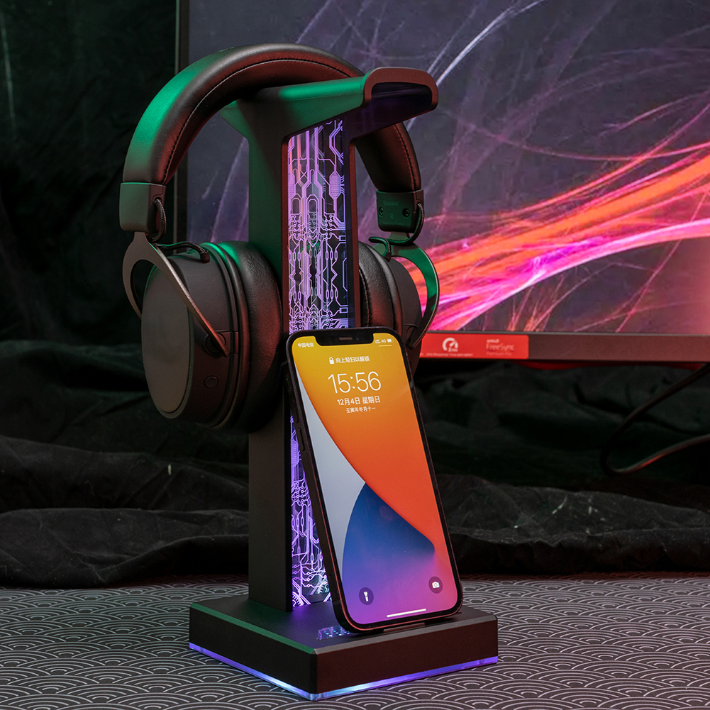 RGB Gaming Headphone Stand Dua - Gaming Accessories Sale reseña y precio