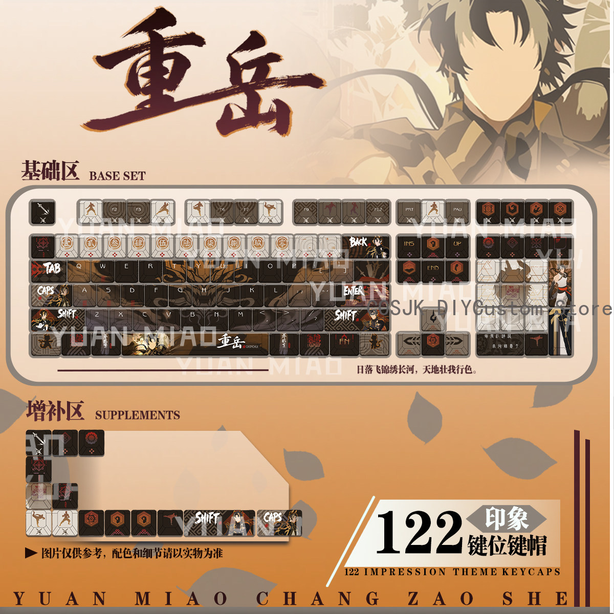 122 Keys Anime Arknights Chong - Gaming Accessories In China reseña y precio