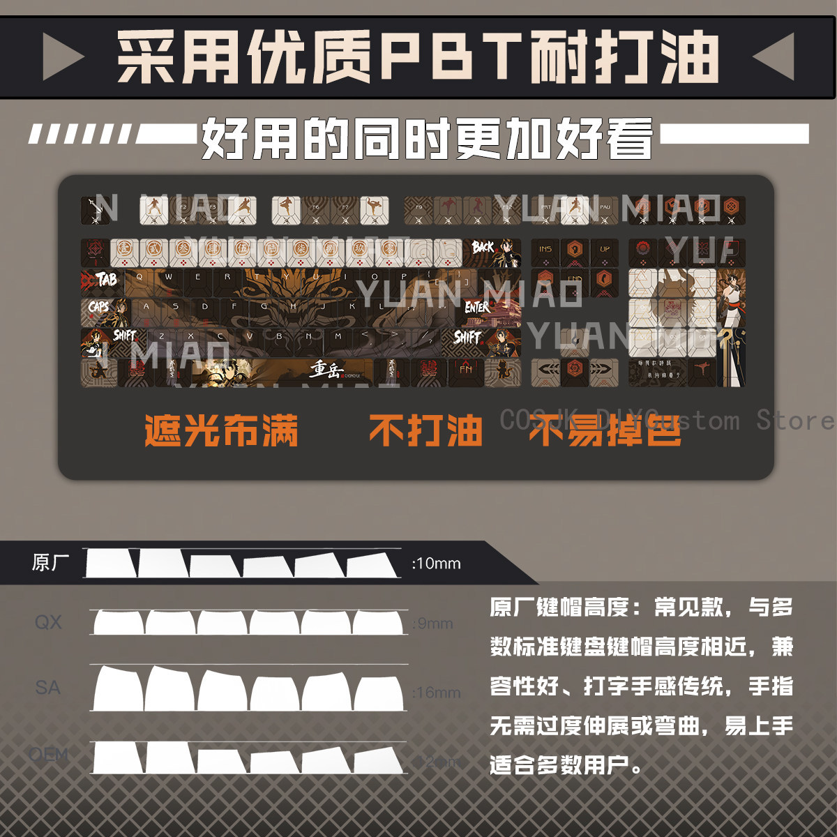 122 Keys Anime Arknights Chong - Gaming Accessories In China reseña y precio