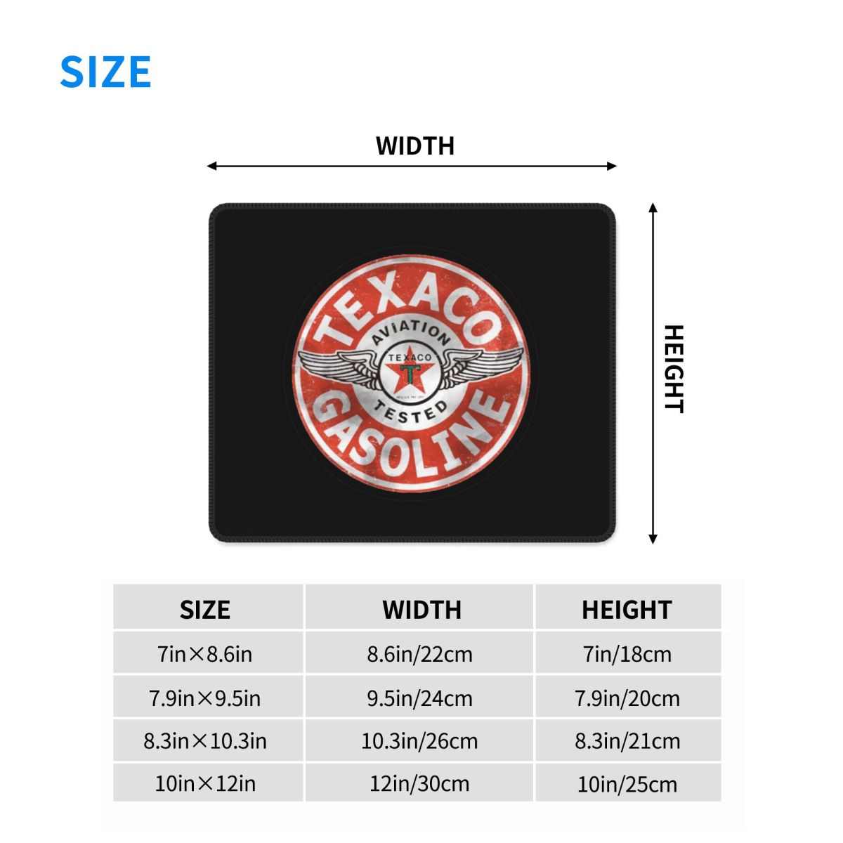 Vintage Texaco Logo Mouse Pad  - Gaming Accessories Logo reseña y precio