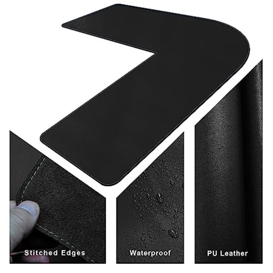 Reversible L Shaped Desk Mat ‎ - Desk Corner Mat reseña y precio